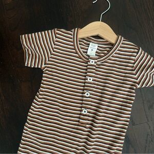 Kate Quinn brown striped shorties